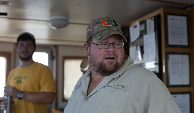FG Walton Smith acting captain and first mate
