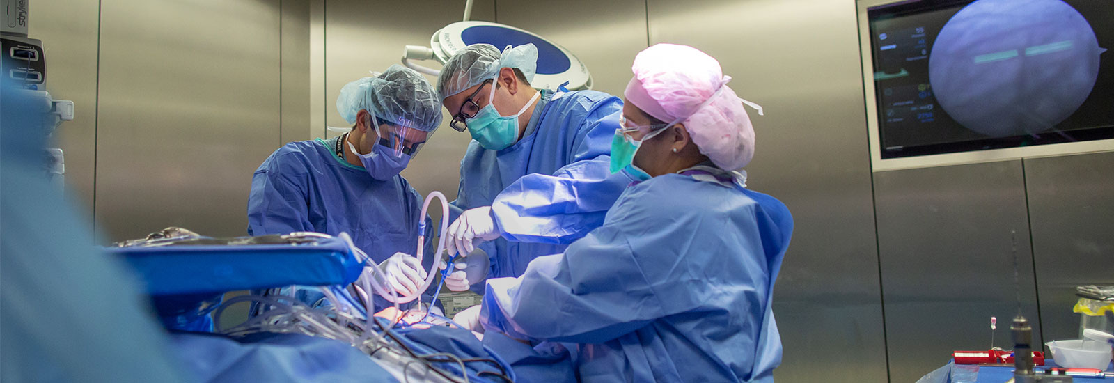Physicians at the Lennar Foundation Medical Center perform an ACL repair surgery